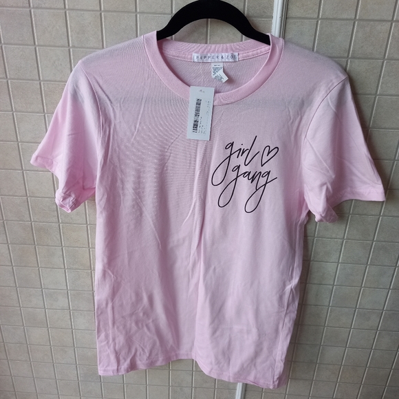 Pepper and Zoe 'Girl Gang's ladies t shirt - Picture 3 of 4